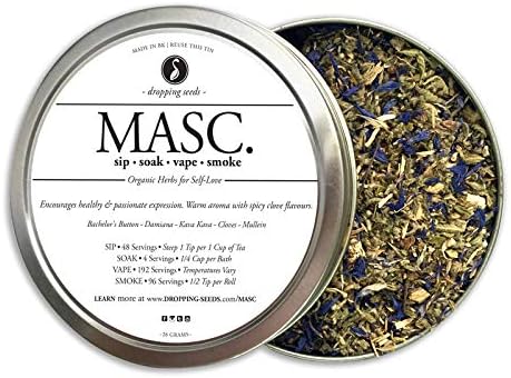 Organic Herbal Smoking Tea Blend For Enhancing Self-love I HIS Herbal Blend (28 G)