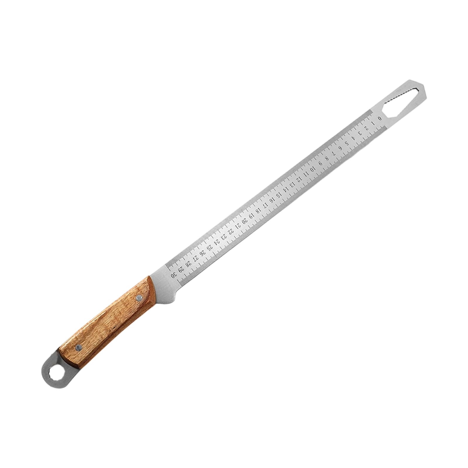 YHAILI Permanent Wooden Handle 30cm Accuracy Measuring Tool With Wrench Feature For Undertakings