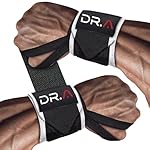 Doctor-Developed Gym Wrist Wraps, wrist compression brace for Workout, weightlifting straps, wrist wraps for weightlifting for Wrist Support, lifting straps gym for Men Women (Black&White)