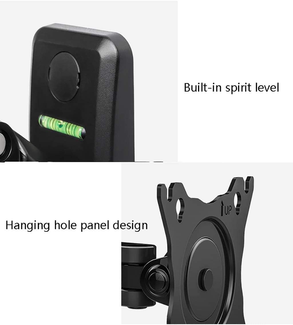 Soporte universal para TV multifunción de 24 a 35 pulgadas, soporte de elevación telescópico giratorio para montaje en pared, soporte para monitor de computadora LCD, soporte para monitor de consola