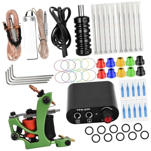 Kit de Máquina de Tatuajes de Bobina Ligeras para Delineado y Sombreado