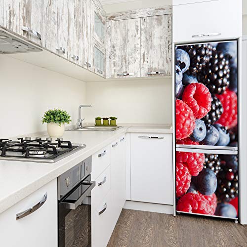 Pegatinas de cocina con frutos del bosque para decorar tu nevera de diseño 4