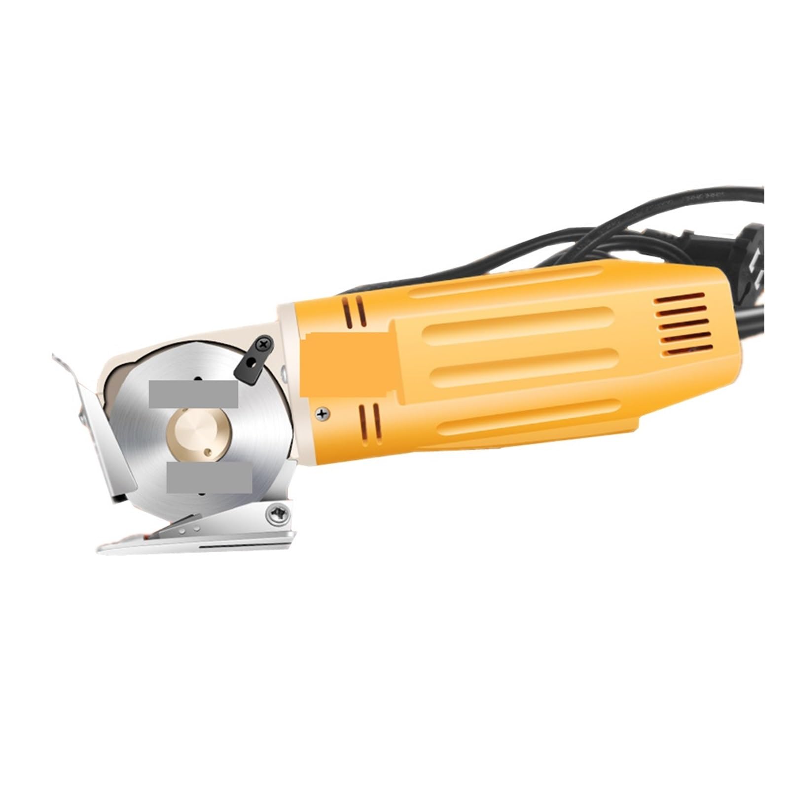 Tijeras for Tela eléctrica, Herramienta de Tela con Hoja rotativa, Cortador eléctrico de Tela de Cuero, Herramienta de Sierra de Corte, envío Directo(Yellow)