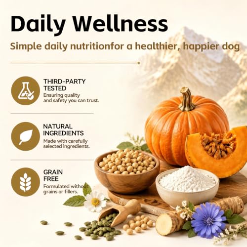 MOSOTUDU Probiotics for Dogs - Gut Health, Immune Support, Diarrhea, Gas & Constipation Care | with Prebiotics, Digestive Enzymes & Pumpkin - Dog Probiotic Soft Chews, 150 Count — view 4