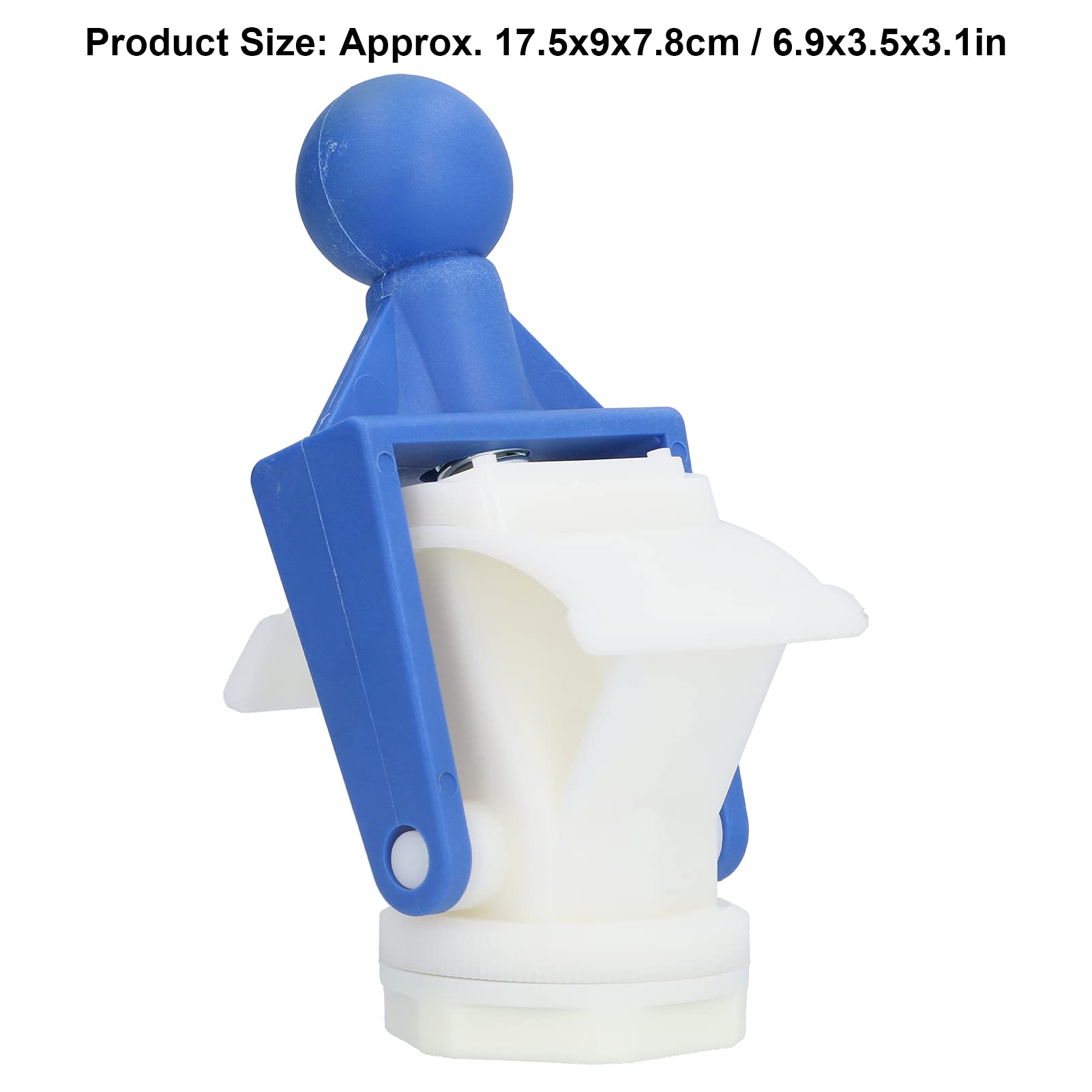 Respicefinem Extracteur de miel, vanne à guillotine en plastique avec tournevis, accessoire pour extracteur de miel, fournitures d'apiculture