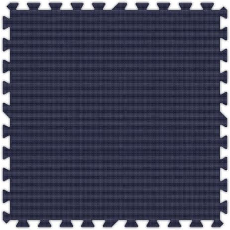 6' x 6' (9 pieces) Navy Blue Premium SoftFloors Interlocking Comfortable EVA Foam Rubber