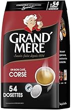 GRAND MERE Café Dosettes Corse 54 Dosettes - Saveur intense et authentique, idéal pour les amateurs de café dosettes. - Lot De 3