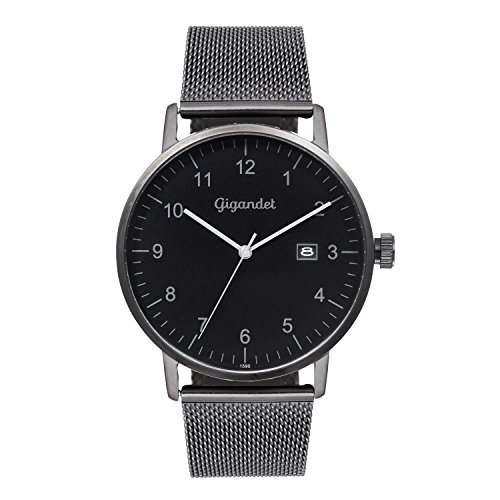 Preisvergleich Produktbild Gigandet Herren-Armbanduhr Minimalism Quarzwerk Analog mit Edelstahlarmband G26-007