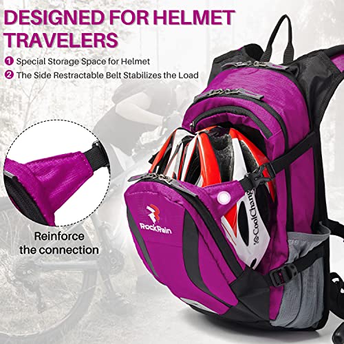 Rockrain Hydration Backpack, Windseeker Insulation Hydration Pack With 2.5L Bpa Free Leak Proof Water Bladder, Prefect For Outdoor Gear, Perfect For Cycling Hiking Running For Men, Women #TOP3