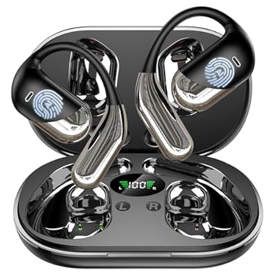 Paekole Auriculares de traducción 3 en 1 con IA en Tiempo Real: Compatibles con Español Inglés 144 Idiomas y Acentos Cascos Bluetooth inalámbricos Abiertos con Estuche de Carga