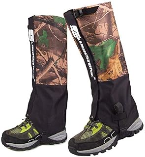 TANDC Outdoor Waterproof Leg Gaiters Camo Breathable Camouflage for Hiking Climbing Hunting Snow