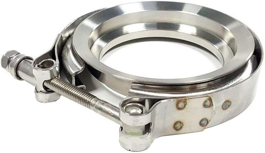 3" Flange & Clamp V-Band Kit For Borg Warner Turbo S369 SX-E S200 S300 S366