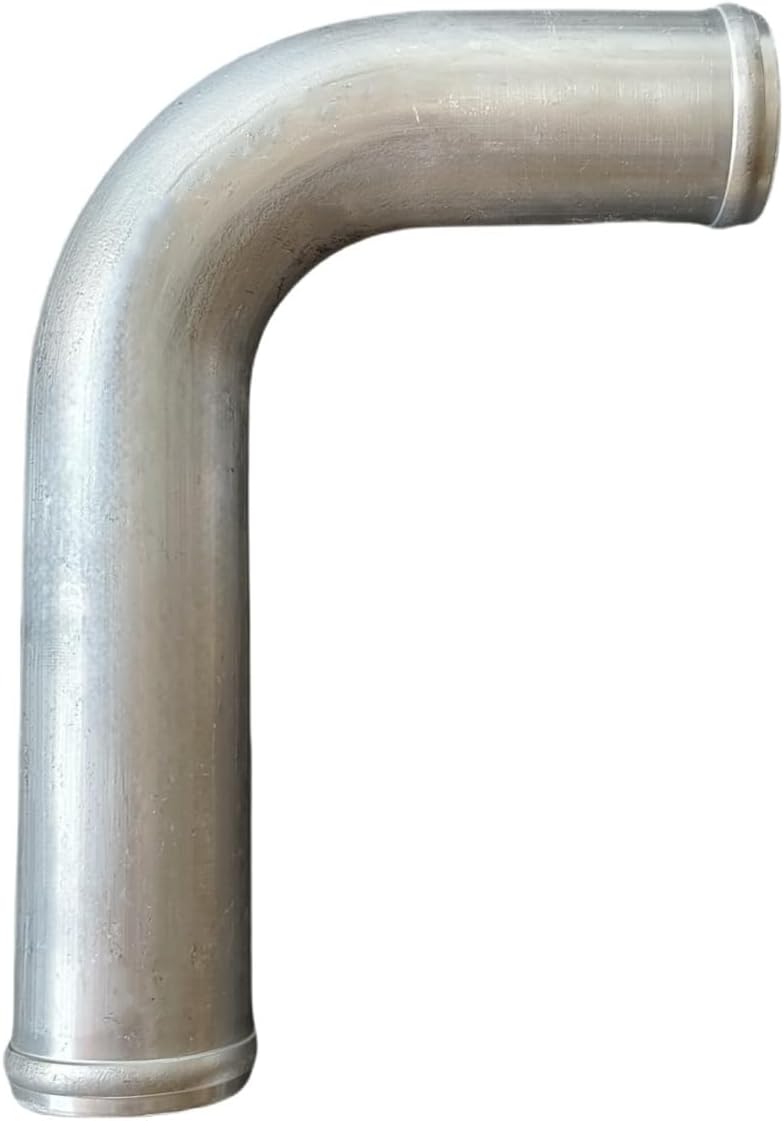 Aluminum Radiator Coolant Tube 90 Degree Bend 1-3/4" OD Radiator Hose Connector Replacement Fit for Most Cars