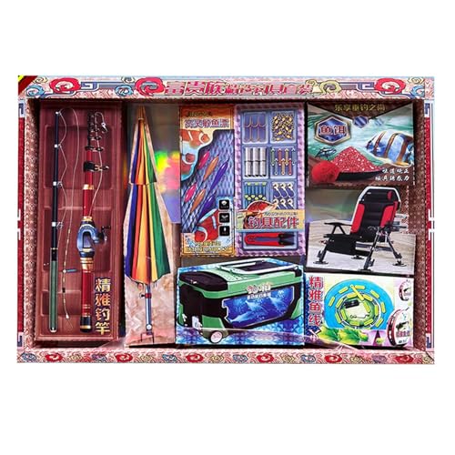 Ancestor Money - Chinese Ritual Fishing Set Paper Tackle Combo Ancestor Offering Ceremony Funeral Supplies Qingming Hungry Ghost Festival