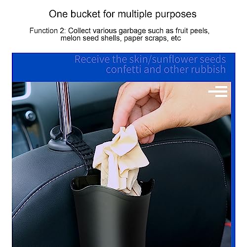 IOOOFU Balde de armazenamento multifuncional de guarda-chuva de carro suporte de plástico preto bols