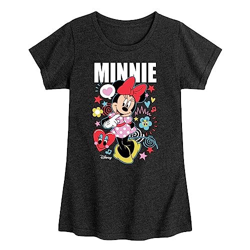 Image of Disney - Jr. - Minnie - Girls Fitted Short Sleeve Tee