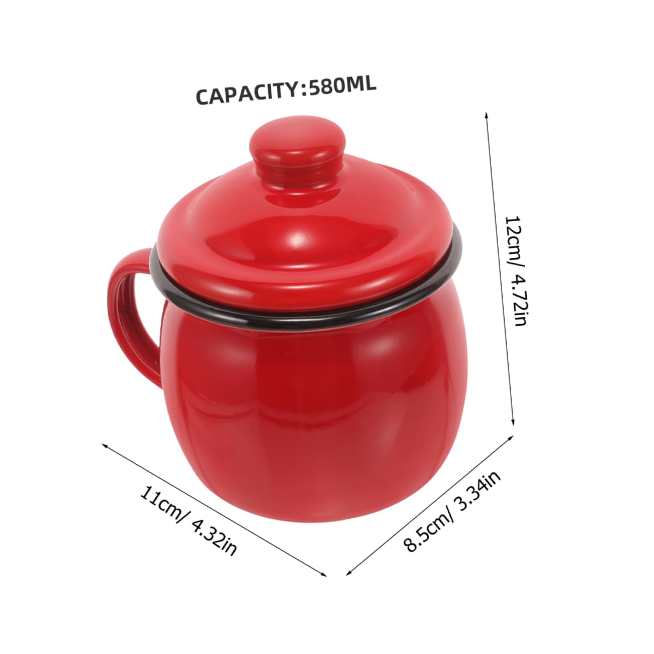 Gatuida 2stücke Teiliges Von Emaille Bechern Mit Griff Für Kaffee Und Tee Mikrowellengeeignet Vintage Design Für Zuhause Und Büro Leicht Und Bruchsicher