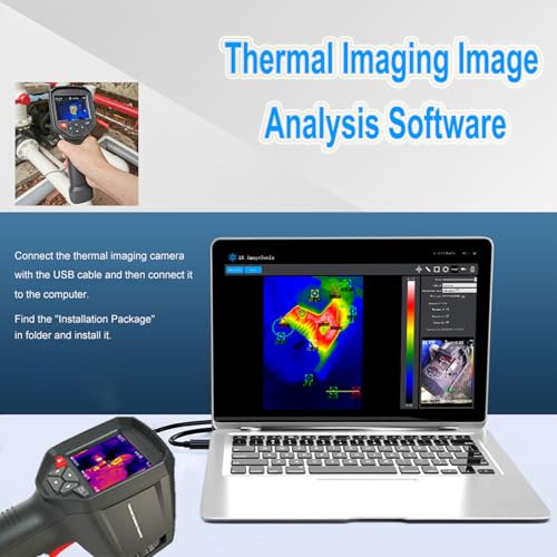 image for YWYLL Thermal Imaging Camera 256x192 IR Resolution Handheld Infrared W