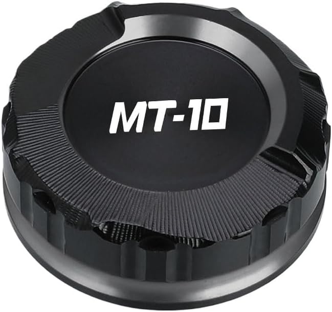 Motorcycle Oil Filler Caps, MT10 Motorcycle Accessory Rear Brake Fluid Reservoir Master Cylinder Cover CNC Oil Cap For MT10 MT-10 2018-2019-2020-2021