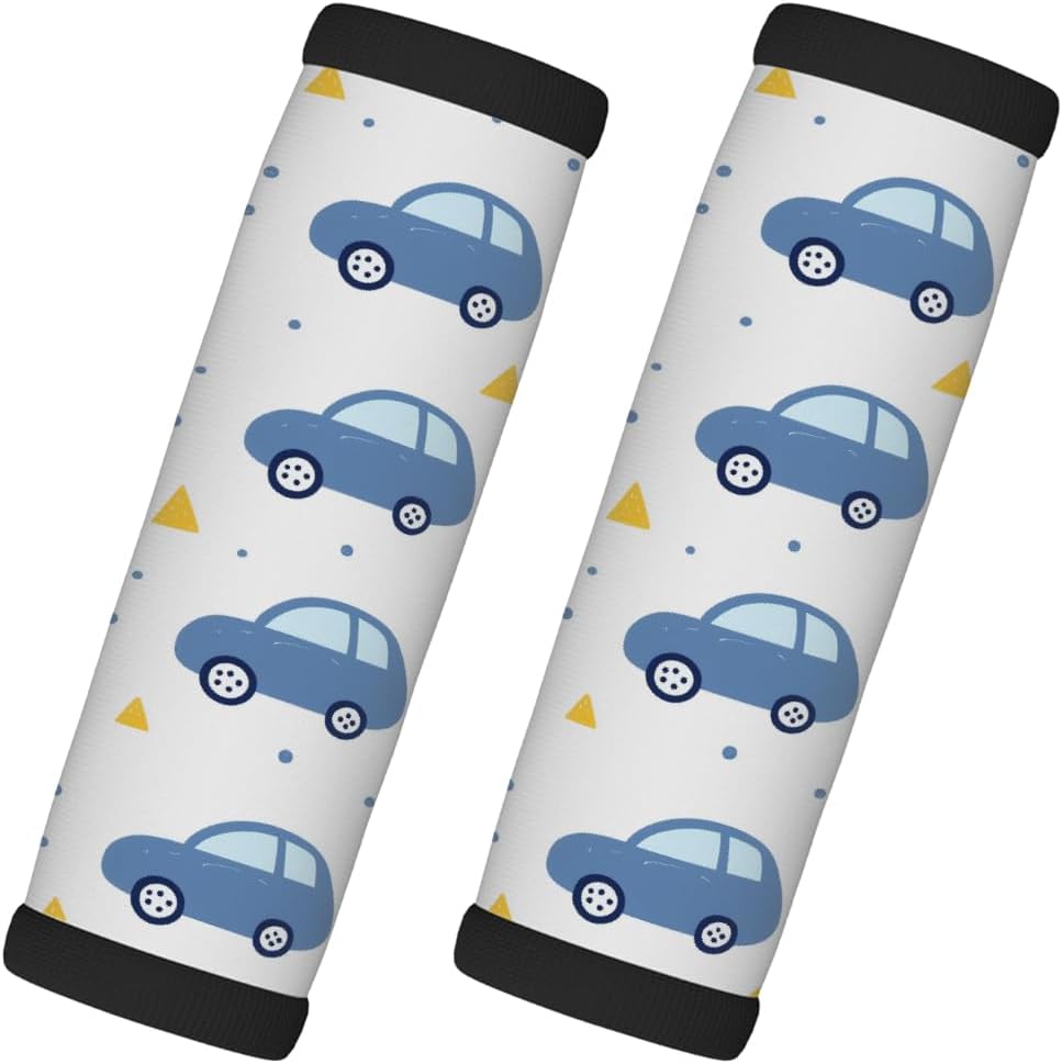 Cartoon Cute Cars Pattern Luggage Handle Wrap Grips