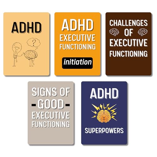 ADHD Executive Functioning Toolkit Flash Cards (3.5x4.75)