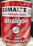 DKOR ESMALTE CON POLIURETANO ANTICORROSIVO ROJO CARRUAJES BRILLO 750 ML. ANALGON