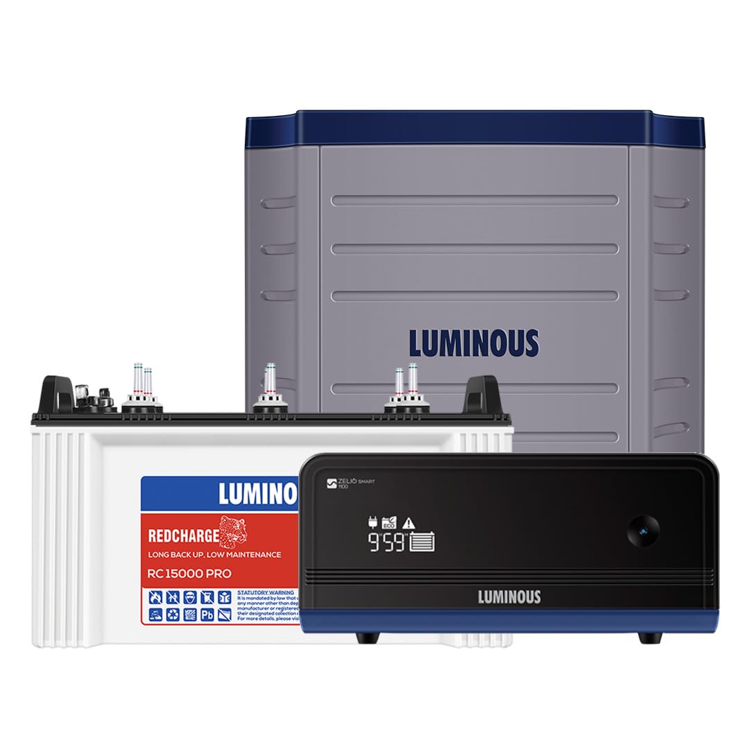 Sarah　DRPL No. 12 Luminous Luminous Inverter & Battery Combo with Trolley