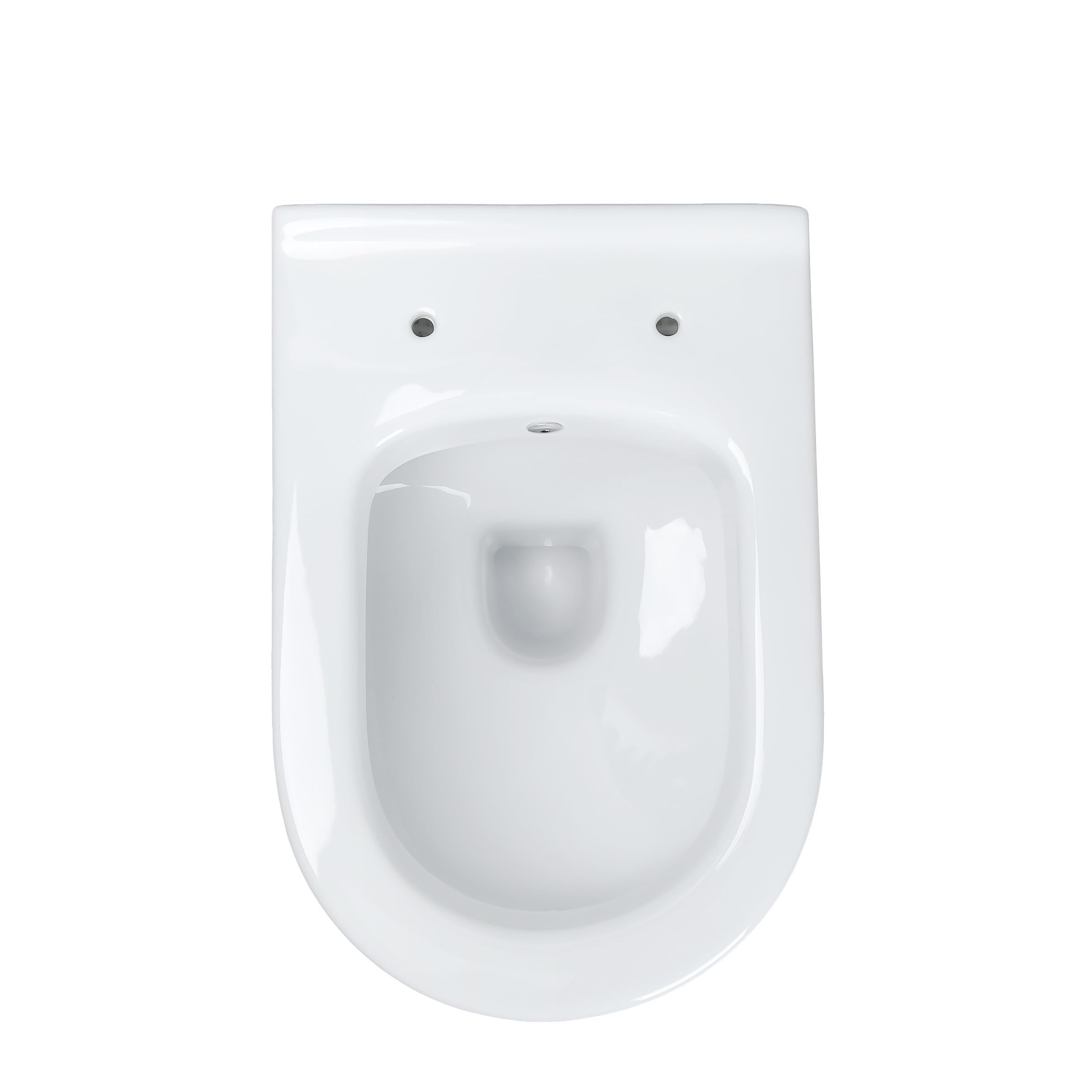 ALONI Wand-WC mit Bidet-Funktion, Weiß | Hänge-Toilette, Taharet-WC