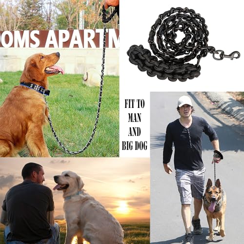 Dog-Leash-Metal-Leashes-with-Pet-Collar-Training-Walking-Leads-Heavy-Duty-Anti-Bite-Chain-Rope-Hook-for-Medium-and-Large-Dogs - Cucciolini Doodles   Dog-Leash-Metal-Leashes-with-Pet-Collar-Training-Walking-Leads-Heavy-Duty-Anti-Bite-Chain-Rope-Hook-for-Medium-and-Large-Dogs