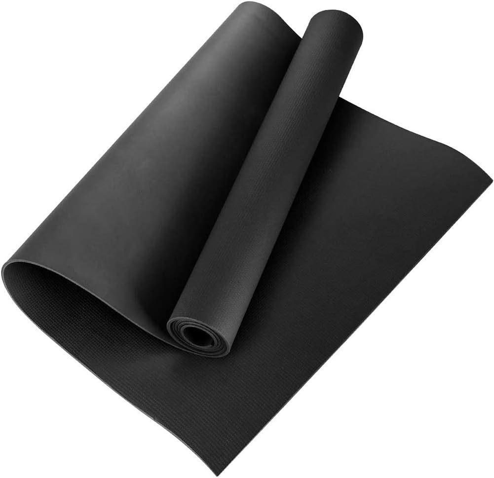 4mm Yoga Mat, Classic Exercise Mat, EVA No-Slip Fitness Mats Lightweight for Men Women Home Gym Yoga Pilates