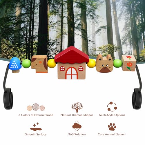 Image of iGRATENS Baby Bjorn Bouncer Toy Bar, Toy for Baby Bouncer Soft & Bliss, Easy to Attach and Remove, Child-Friendly Materials, Exciting Design for Curious Babies, Pet Paradise