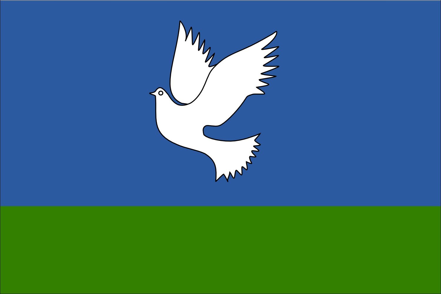 Drapeau Samtredia grand format pour pavoiser facilement sans usure prématurée