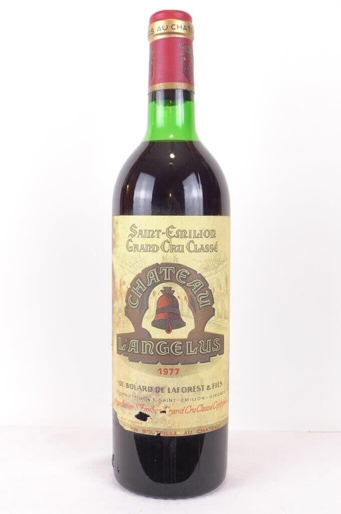 saint-émilion château l'angélus grand cru classé rouge 1977 - bordeaux