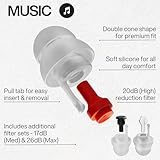 EarPeace High Fidelity Concert Ear Plugs - Hearing Protection Earplugs for Concerts, Festivals, and Loud Venues - 3 Levels of Noise Reduction - Noise Cancelling Ear Plugs Up to 26dB - Image 2