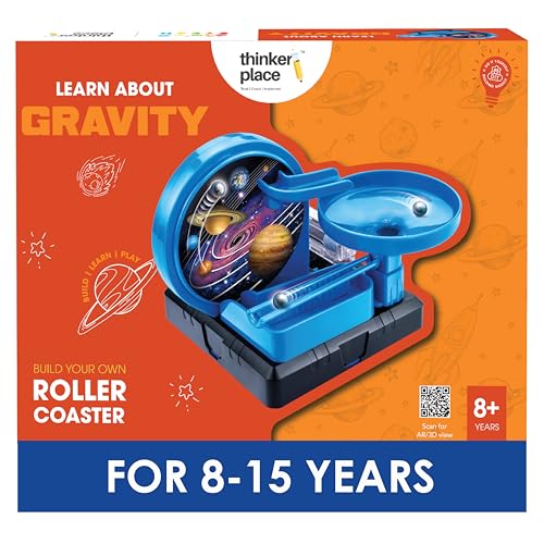 Image of Space Roller Coaster DIY Kit | Build, Learn & Play | STEM Toy for Kids Age 8+ | Gravity Learning Kit with AR Experience | Fun Educational Game