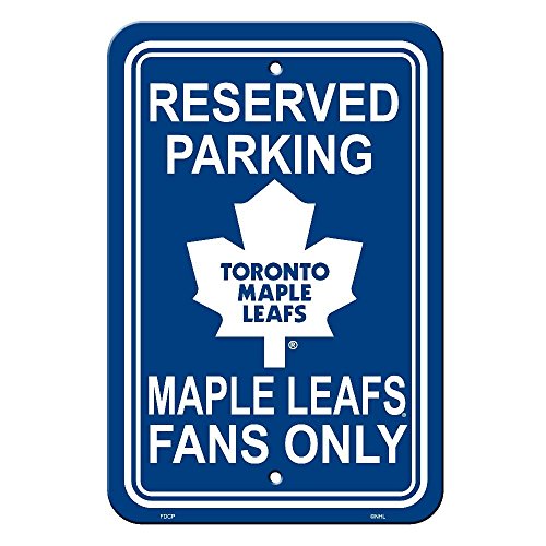 NHL Toronto Maple Leafs Plastic Parking Sign