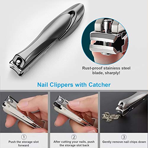 Thick Toenail Clippers, Podiatrist Toe Nail Clippers For Ingrown & Thick & Men & Seniors Toenail And Nail Surgical Grade Stainless Steel Toenail Trimmer Nipper (Red) #TOP4