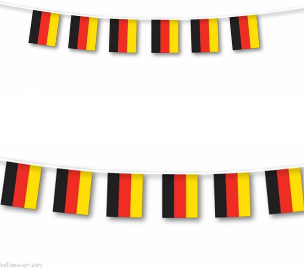 German Flag Germany String Flag Banner 33ft Decoration