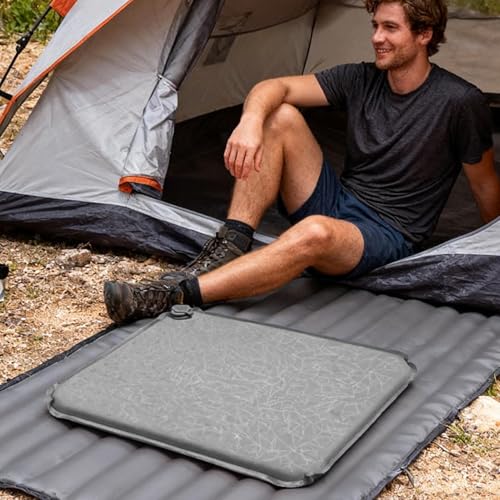 Coussin assise prolongée auto-gonflable contre les douleurs de dos