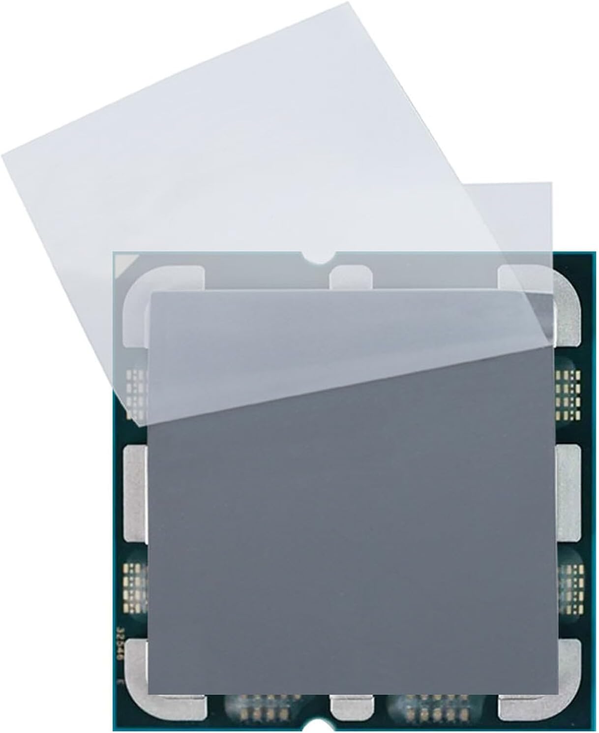 HeatPhase Ultra Compatible with AMD, 40x40x0.2mm, 8.5W/mk Thermal Pad for CPU, Easy Application, Non-Electrical Conductive, Color Gray