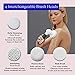Vanity Planet Spin Body Brush (Bombshell Blue)- Complete Face & Body Scrub Spin Brush, Water-Resistant, Battery Operated With 4 Interchangeable Brush Heads