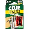 Clue Suspect Card Game - All The Fun of Clue - in Minutes!, Portable Card Game Edition of The Mystery Game Clue, for 3 to 4 Players, Ages 8+