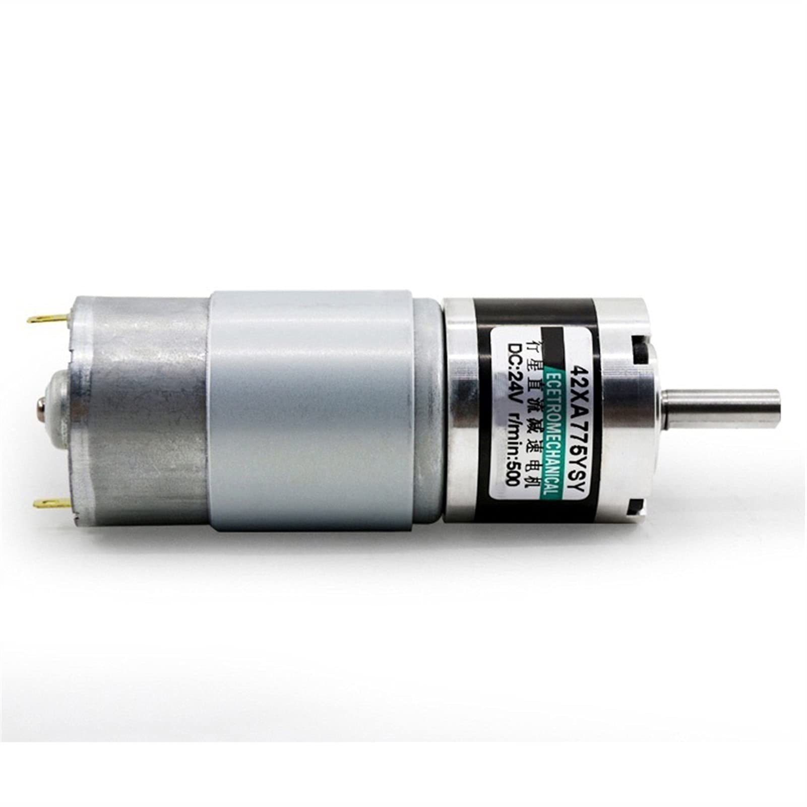Kleiner Elektromotor, Elektromotor, 775 Motor mit hohem Drehmoment, 24 V DC Getriebemotor, 12 V Planetenmotor, langsame Vorwärts- und Rückwärtsgänge mit Mini-Präzisionseinstellung (ve