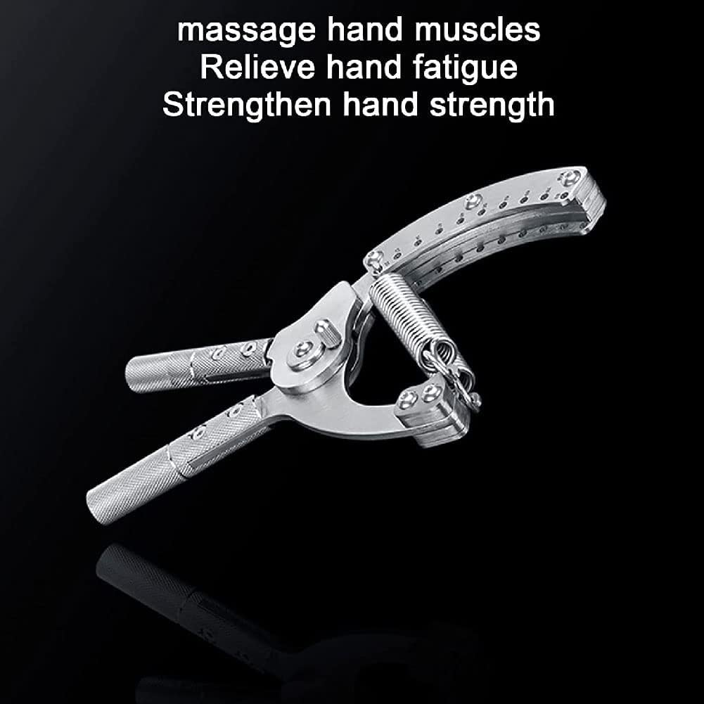 Heavy Hand Grip Metalowy zestaw wzmacniający uchwyt, wzmocnienie nadgarstka i przedramienia, stal nierdzewna 304, antypoślizgowy, wytrzymały palec dla początkujących i profesjonalistów