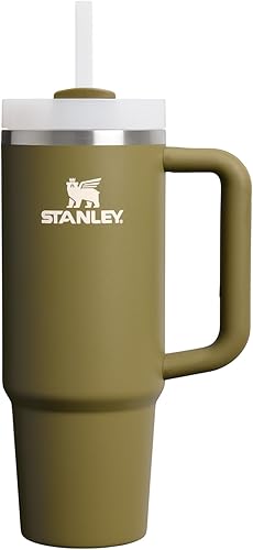 Miniatura 163 de STANLEY Quencher H2.0 - Vaso con asa y popote de 30 onzas Tapa de 3 posiciones Flowstate Compatible con portavasos para viajes Taza de acero