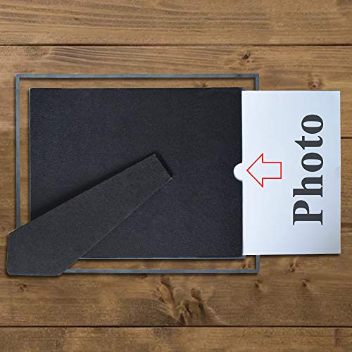 Giftgarden 8.5X11 Glass Frame Set Of 2, Clear 8.5 X 11 Picture Frames For Certificate Document Award Tabletop Display #TOP3