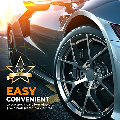 All American Car Care Products Tire Dress Up - High Gloss Shine Tire Dressing (1 Gallon) #TOP5