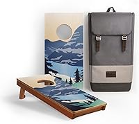 Vista 13 de Elakai National Parks Series - Tablas de Cornhole de viaje premium con estuche de transporte, mochila de 1 x 2