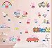 Multipack Peppa Pig Peppa-Schweinefamilie Wandaufkleber Wandgemälde Art Deco Zuhause Wand Dekoration Dekoration Abziehbilder Babyzimmer