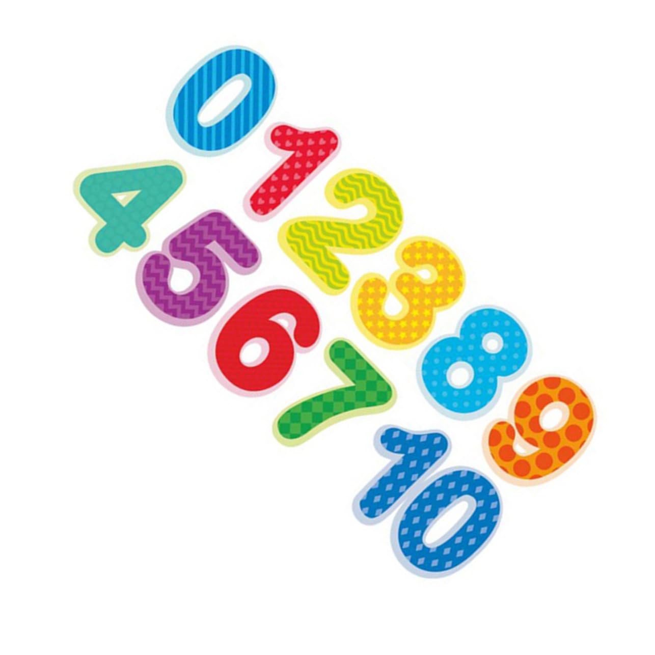 TOYANDONA 3piezas Pegatinas De Números Para Pared Decoración Infantil Para Habitaciones De Niño Niña Fácil Aplicación y Adhesión Superficies Lisas Material Ecológico y Seguro Juguete